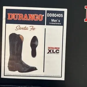 Durango | Shoes | New Durango Santa Fe Mens Jet Black  display picture 3
